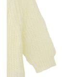 モヘヤ風シアー半袖ニットトップス | AMERICAN HOLIC | 詳細画像23 