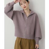 ZIPハイネックカーディガン | AMERICAN HOLIC | 詳細画像15