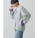VネックWフェイスニットカーディガン【WEB限定カラー有り】 | AMERICAN HOLIC | 詳細画像30