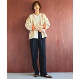 VネックWフェイスニットカーディガン【WEB限定カラー有り】 | AMERICAN HOLIC | 詳細画像5