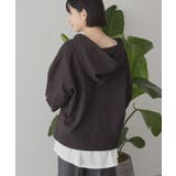 スキッパー裏毛パーカー | AMERICAN HOLIC | 詳細画像4 