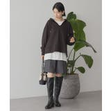 スキッパー裏毛パーカー | AMERICAN HOLIC | 詳細画像5 