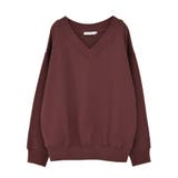 Vネックワンポイントロゴスウェットプルオーバー | AMERICAN HOLIC | 詳細画像22
