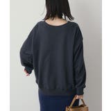 Vネックワンポイントロゴスウェットプルオーバー | AMERICAN HOLIC | 詳細画像4