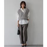 ローゲージVネックニットベスト | AMERICAN HOLIC | 詳細画像11 