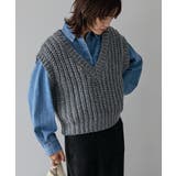 ローゲージVネックニットベスト | AMERICAN HOLIC | 詳細画像14 