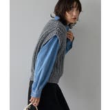 ローゲージVネックニットベスト | AMERICAN HOLIC | 詳細画像15 