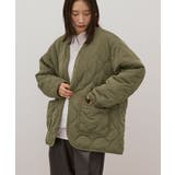 カーキ | キルティングブルゾン | AMERICAN HOLIC