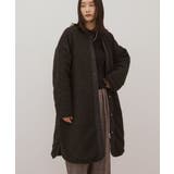 ブラック | あったかリバーシブルキルティングコート | AMERICAN HOLIC