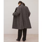 ヘリンボーンスタンドカラーコート | AMERICAN HOLIC | 詳細画像16 