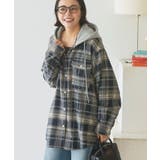 フード付きシャギーチェックシャツ | AMERICAN HOLIC | 詳細画像2 