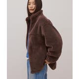 スタンドカラーミニファーブルゾン | AMERICAN HOLIC | 詳細画像10