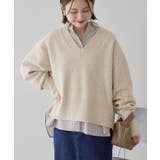 ワイドリブVネックプルオーバー | AMERICAN HOLIC | 詳細画像11 