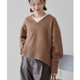 ワイドリブVネックプルオーバー | AMERICAN HOLIC | 詳細画像17 
