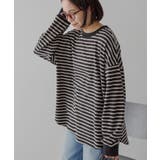 ブラック | ソフトタッチボーダープルオーバー | AMERICAN HOLIC