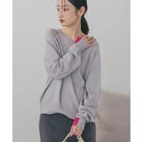 バイパチラグランニットプルオーバー<静電気軽減> | AMERICAN HOLIC | 詳細画像28