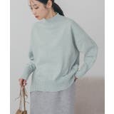 モックネックコクーンニットプルオーバー | AMERICAN HOLIC | 詳細画像14 
