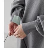 バイパチモックネックニットワンピース<静電気軽減> | AMERICAN HOLIC | 詳細画像9