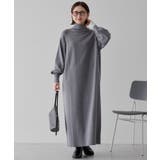 バイパチモックネックニットワンピース＜静電気軽減＞ | AMERICAN HOLIC | 詳細画像13 