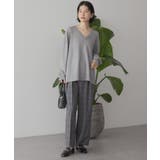 バイパチVネックニットプルオーバー＜静電気軽減＞ | AMERICAN HOLIC | 詳細画像17 