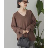 バイパチVネックニットプルオーバー＜静電気軽減＞ | AMERICAN HOLIC | 詳細画像6 