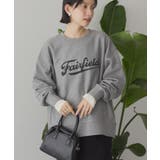 杢ライトグレー | Fairfield フロッキースウェットプルオーバー | AMERICAN HOLIC