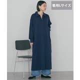 ネイビー | 【選べる丈】ハーフZIPワンピース | AMERICAN HOLIC