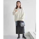 バイパチモックネックニットプルオーバー<静電気軽減> | AMERICAN HOLIC | 詳細画像19