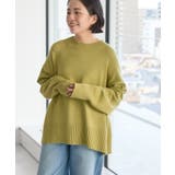 バイパチモックネックニットプルオーバー<静電気軽減> | AMERICAN HOLIC | 詳細画像4