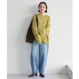 バイパチモックネックニットプルオーバー<静電気軽減> | AMERICAN HOLIC | 詳細画像5