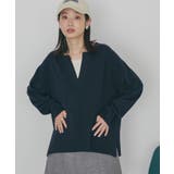 バイパチカフタンラグランニットプルオーバー<静電気軽減> | AMERICAN HOLIC | 詳細画像1
