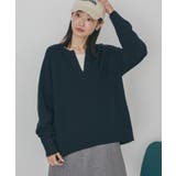 バイパチカフタンラグランニットプルオーバー＜静電気軽減＞ | AMERICAN HOLIC | 詳細画像15 
