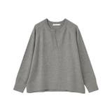杢ライトグレー | バイパチカフタンラグランニットプルオーバー<静電気軽減> | AMERICAN HOLIC
