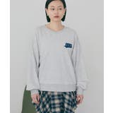 ワンポイントサガラ刺繍裏毛プルオーバー | AMERICAN HOLIC | 詳細画像10