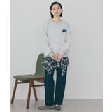 ワンポイントサガラ刺繍裏毛プルオーバー | AMERICAN HOLIC | 詳細画像15