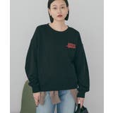 ワンポイントサガラ刺繍裏毛プルオーバー | AMERICAN HOLIC | 詳細画像2