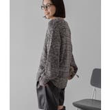 メランジルーズニットプルオーバー | AMERICAN HOLIC | 詳細画像14 