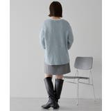 メランジルーズニットプルオーバー | AMERICAN HOLIC | 詳細画像7 