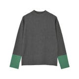 バイパチ袖配色リブプルオーバー＜静電気軽減＞ | AMERICAN HOLIC | 詳細画像36 