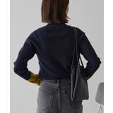 バイパチ袖配色リブプルオーバー＜静電気軽減＞ | AMERICAN HOLIC | 詳細画像4 