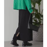 ブラック | バイパチ総針ニットタイトスカート＜静電気軽減＞ | AMERICAN HOLIC