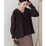 ブラウン | Vネックフェアリーニットプルオーバー | AMERICAN HOLIC