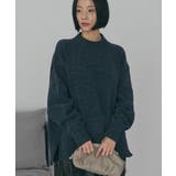 ベロアモールニットプルオーバー | AMERICAN HOLIC | 詳細画像13 