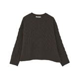 ミドルゲージケーブルニットプルオーバー | AMERICAN HOLIC | 詳細画像53