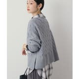 ミドルゲージケーブルニットプルオーバー | AMERICAN HOLIC | 詳細画像15