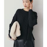 ミドルゲージケーブルニットプルオーバー | AMERICAN HOLIC | 詳細画像20