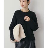 ミドルゲージケーブルニットプルオーバー | AMERICAN HOLIC | 詳細画像21