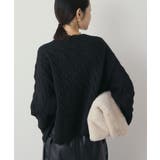 ミドルゲージケーブルニットプルオーバー | AMERICAN HOLIC | 詳細画像23