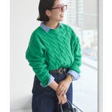 ミドルゲージケーブルニットプルオーバー | AMERICAN HOLIC | 詳細画像28