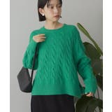 ミドルゲージケーブルニットプルオーバー | AMERICAN HOLIC | 詳細画像36